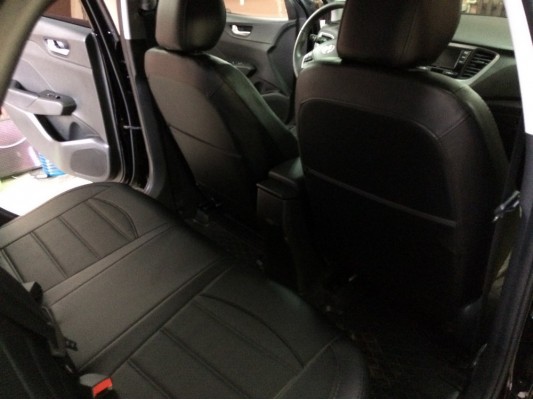 Авточехлы на Hyundai Solaris 2