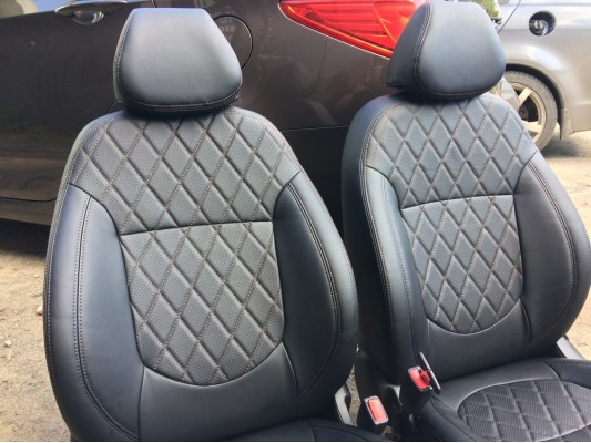 Каркасные авточехлы на Hyundai Solaris