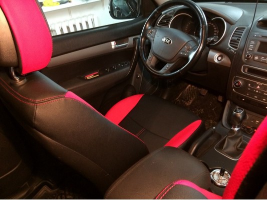 Каркасные авточехлы на KIA Sorento 2