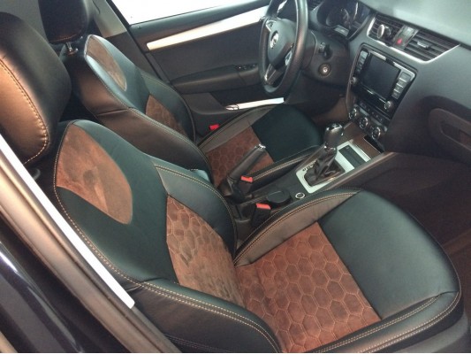 Каркасные авточехлы на Skoda Octavia A7