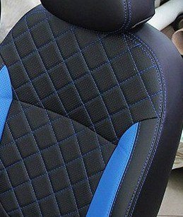 Варианты прострочек каркасных авточехлов Dress4car